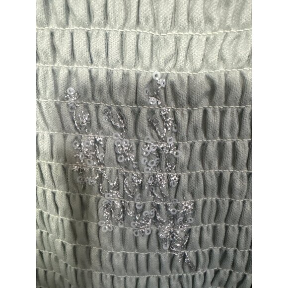 Baltic Born 1X Cassandra Light Blue Maxi Dress With Sequin Embellishments - Picture 6 of 8